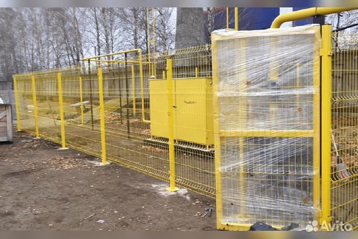 Забор из 3д сетки