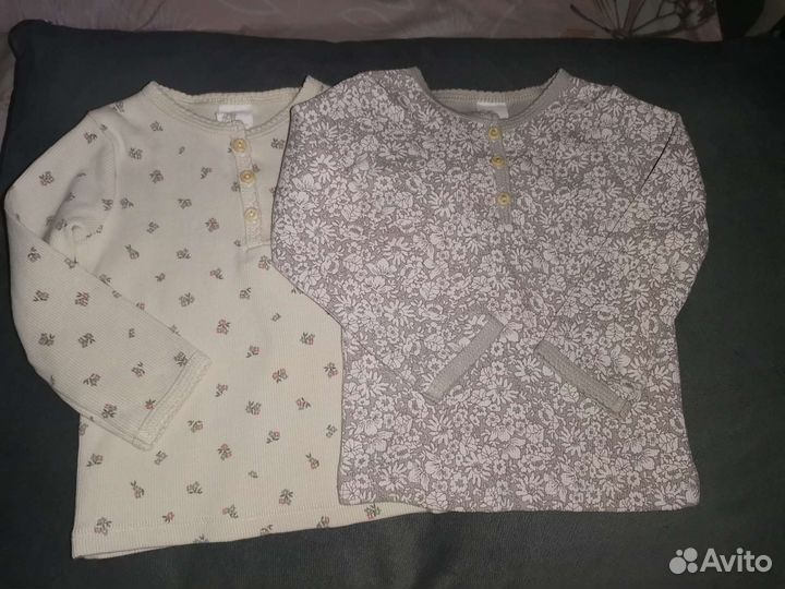 Кофта, лонгслив рост 6-9 мес. Бренд H&M