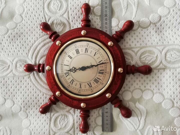 Часы настенные штурвал