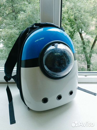 Рюкзак переноска для кошек с иллюминатором