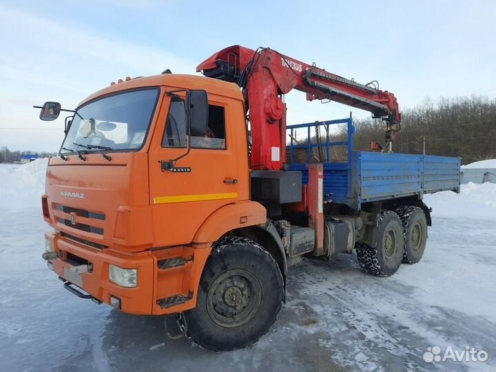 КАМАЗ 43118 с КМУ, 2016