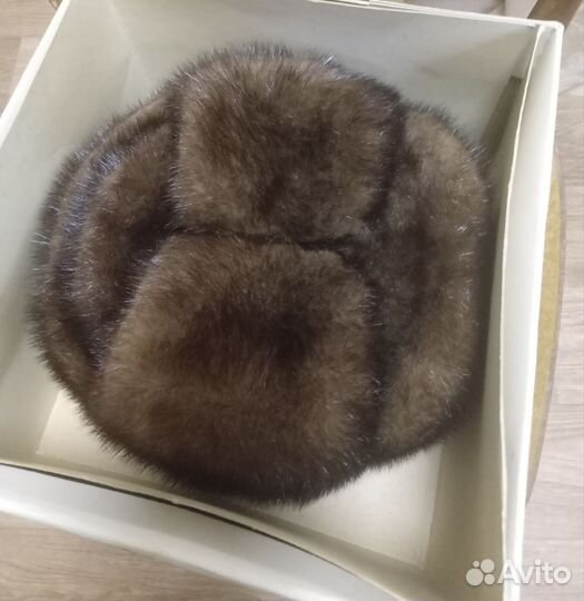 Шапка мужская. Норка 58размер