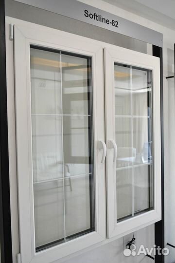 Пластиковые окна veka двухстворчатые