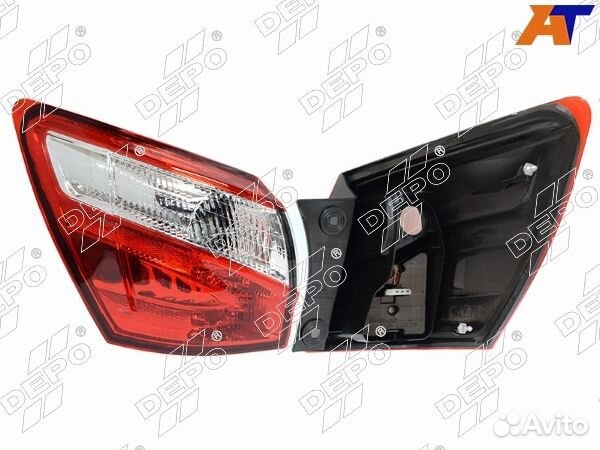 Фонарь задний nissan qashqai