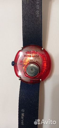 Часы swatch детские, Человек-паук