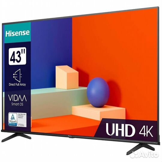 Телевизор Hisense 43A6K официальная гарантия