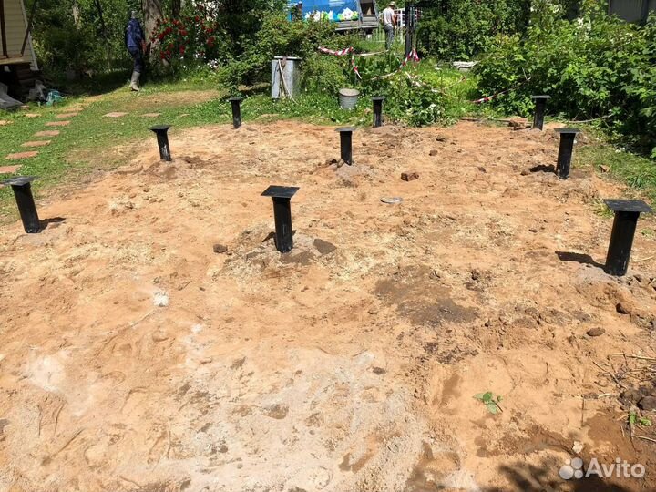 Фундамент из винтовых свай, винтовые сваи