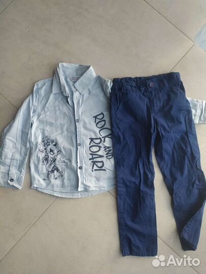 Костюм рубашка и брюки для мальчика