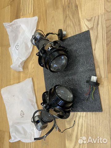 Линзы в фары Pajero 4 (2 штуки)