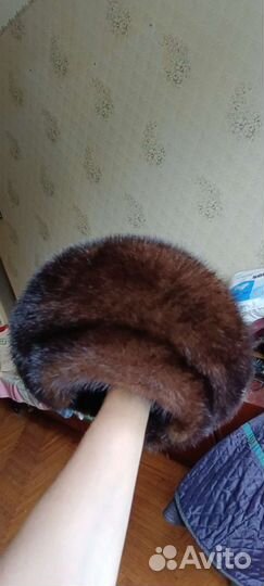 Шапка норковая женская