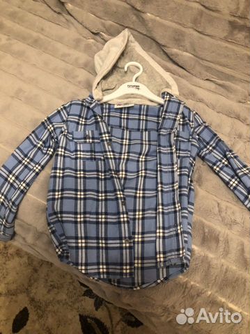 Рубашка стильная с капюшоном