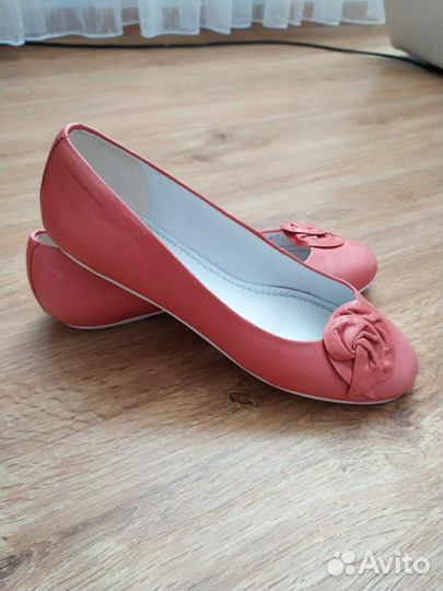 Туфли-лодочки, кожа