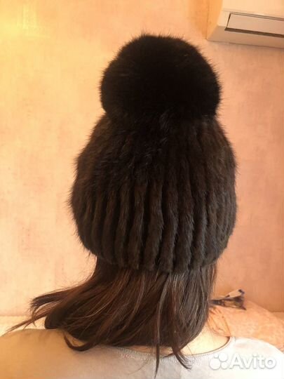 Шапка женская из норки