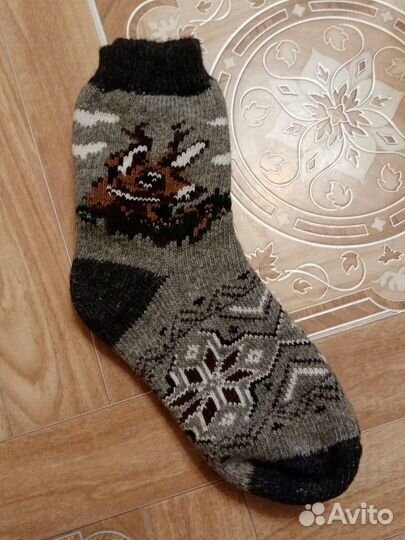 Носки шерстяные Ангора/Шерсть, теплые, 42-48р-р