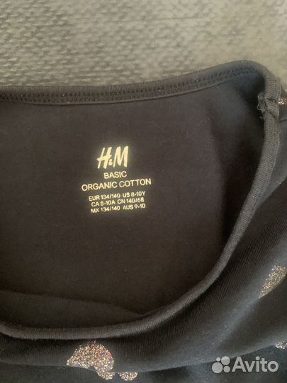 Платье H&M для девочки 6-7 лет хлопок