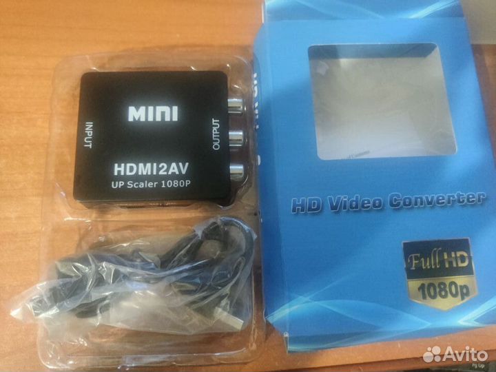 Конвертер (переходник) с hdmi на AV (RCA)