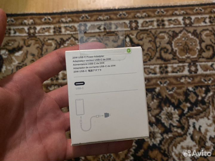 Блок быстрой зарядки iPhone оригинал