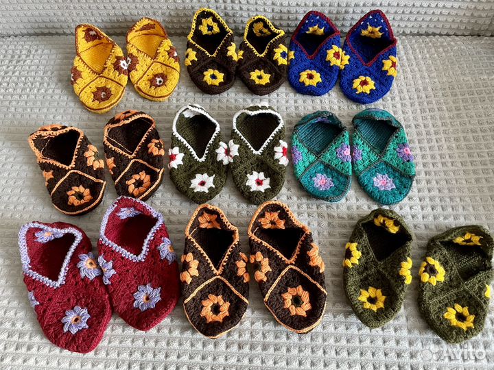 Вязаные носки-следки