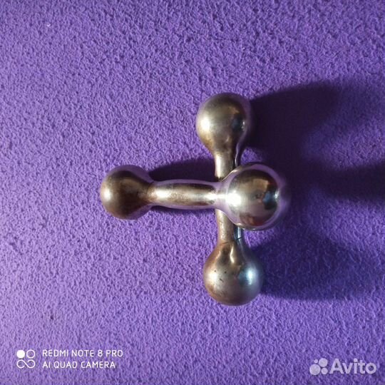 Гантели хромированные