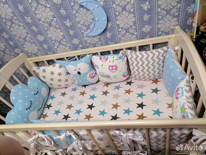 Бортики в кроватку