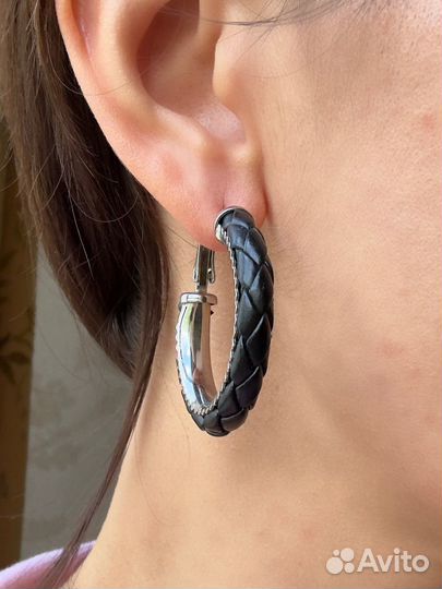 Серьги кольца