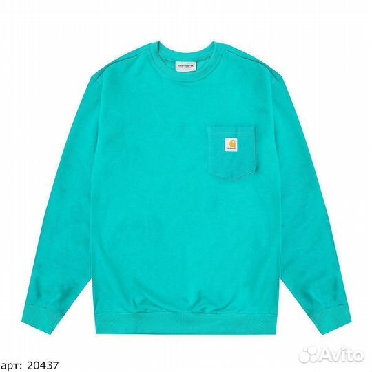 Свитшот Carhartt pocket аквамарин