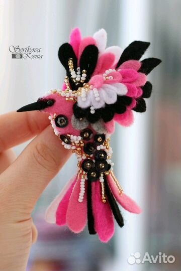 Броши ручной работы из фетра