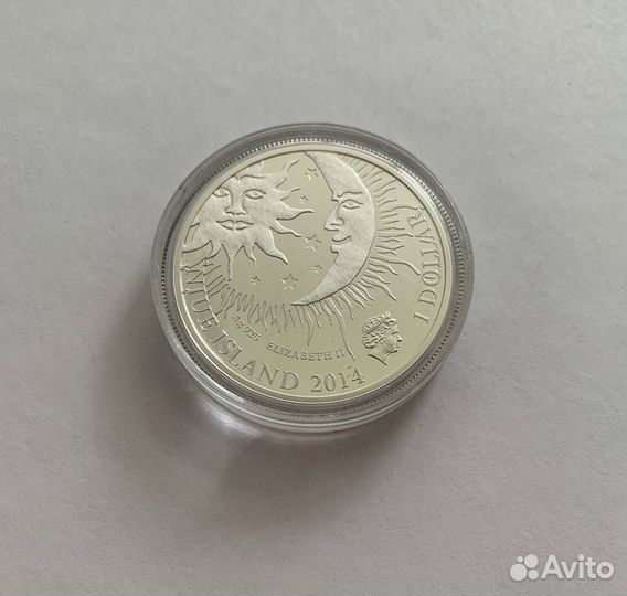 Знаки Зодиака Водолей Серебро Ниуэ Тираж 500