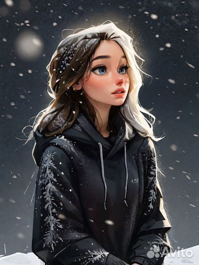 Портрет в стиле Sam Yang