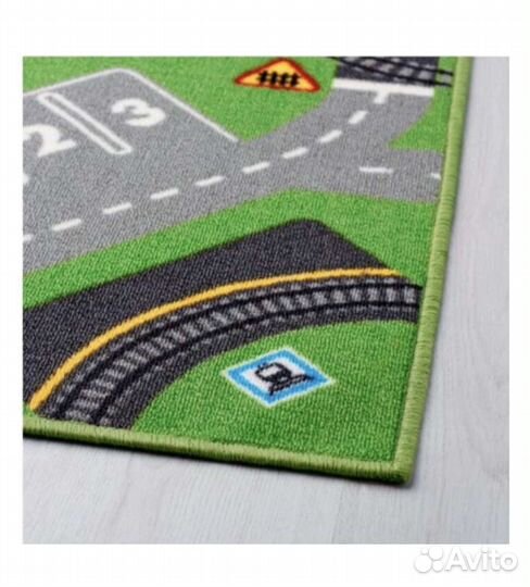 Ковёр сторабу, размер 75х133 см, цвет зелёный