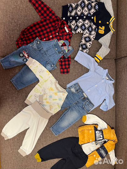 Одежда на мальчика пакетом 68 74
