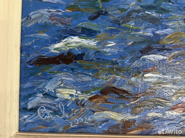 Картина большая маслом пейзаж