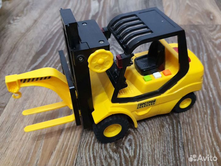 Машинка 1TOY Горстрой погрузчик со звуками