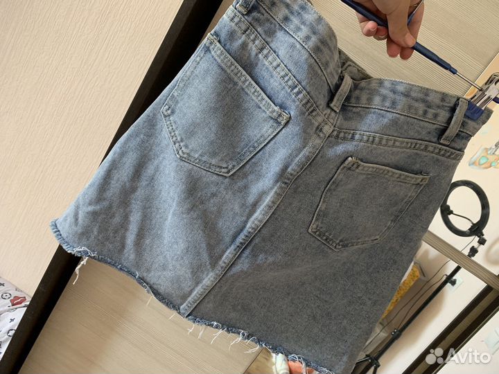 Юбка джинсовая
