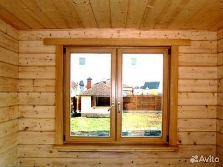 Деревянные окна со стеклопакетами