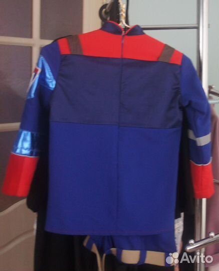 Новогодний костюм Капитан Америка 7л