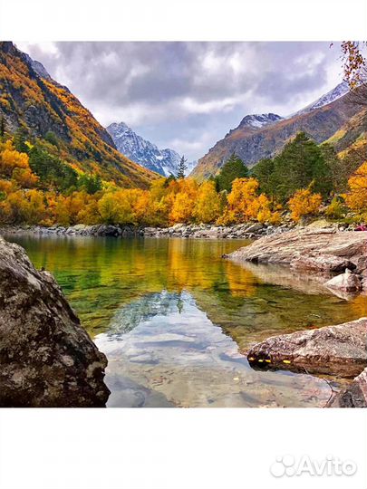 Тур в Домбай/Бадукские озёра/Термальные источники