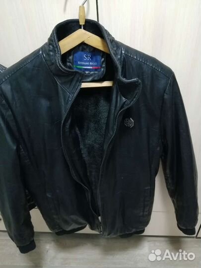 Кожаная куртка для мальчика подростка