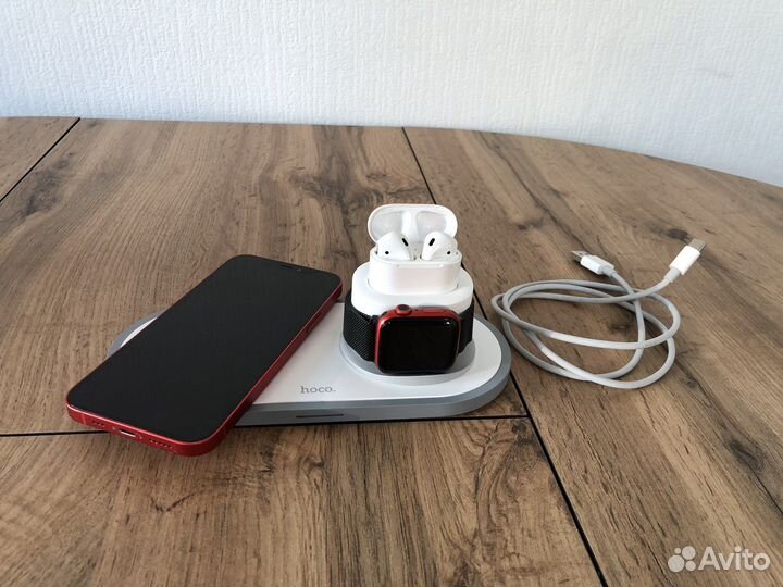 Беспроводная зарядка 3в1