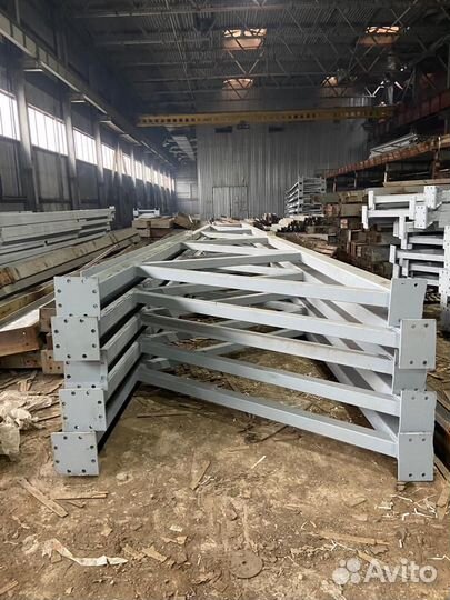 Металлоконструкции б/у, фермы металлические 24 м