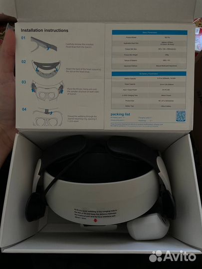 Крепление для очков виртуальной реальности