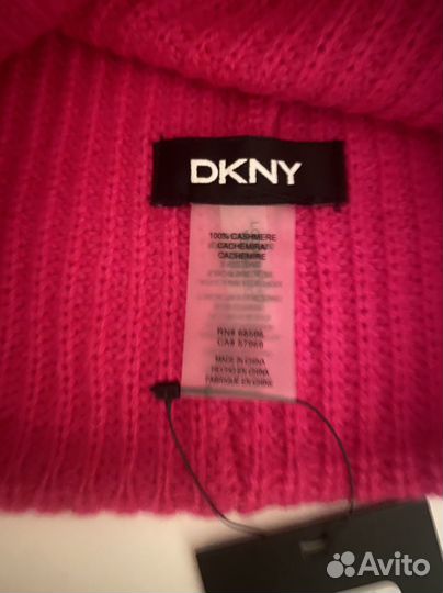 Шапка dkny кашемир 100%