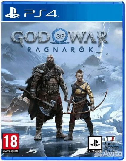 Диск God of War Рагнарёк PS4 Новый