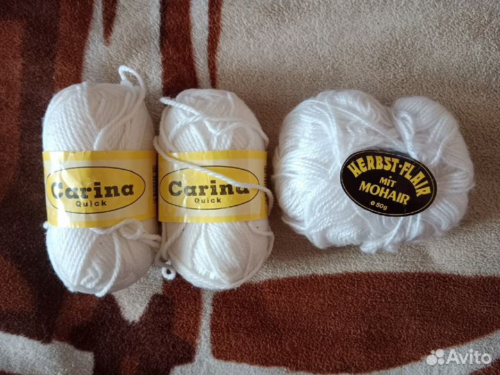 Пакетом разная европейская новая пряжа,цена за всё