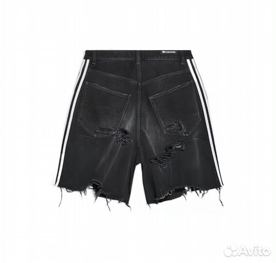 Balenciaga x Adidas Baggy Shorts Black