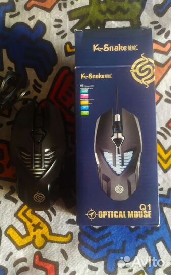 Игровая мышь K-Snake optical mouse Q1