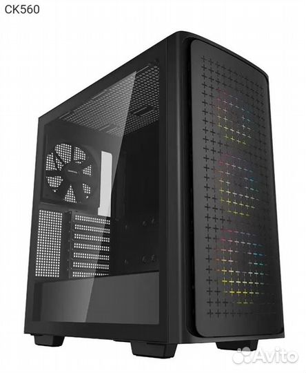 Корпус DeepCool CK560 Miditower Без бп чёрный, CK5
