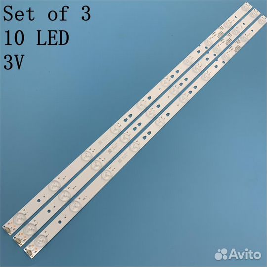LED подсветка для тв doffler 32CH52-T2 3по10Led