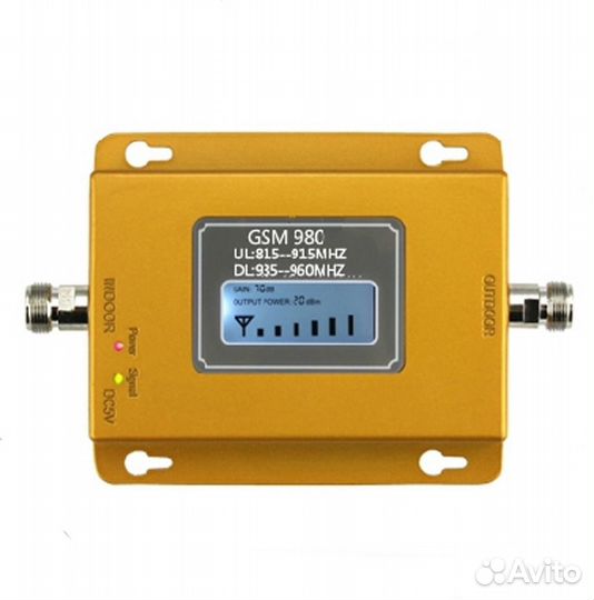 Усилитель сотового сигнала GSM-980(2G-4G) - 100м2