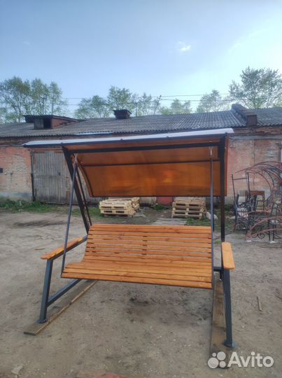 Качель лофт на дачу